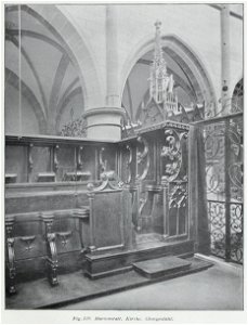 Luthmer IV-139-Marienstatt Kirche Chorgestühl