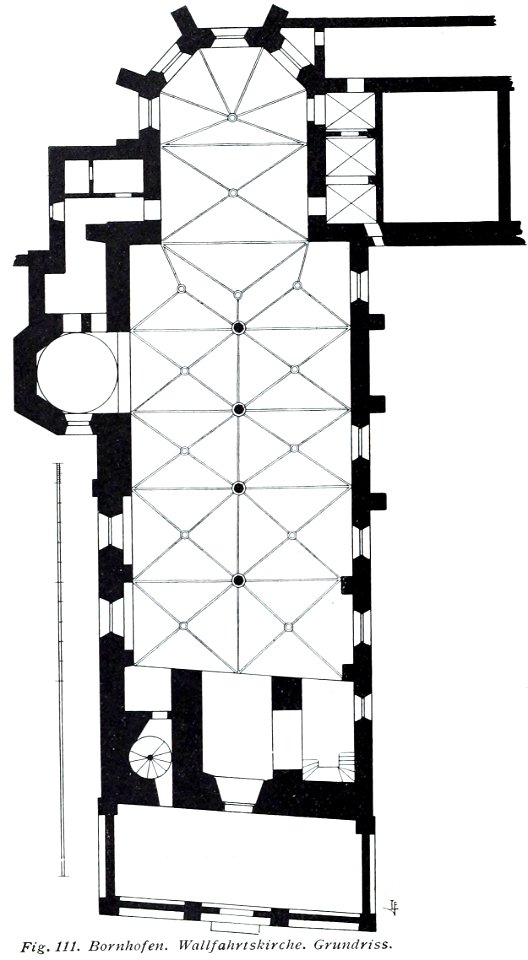 Luthmer V - 111 - Bornhofen Wallfahrtskirche Grundriss