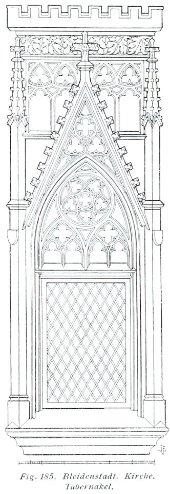 Luthmer V - 185 - Bleidenstadt Kirche Tabernakel