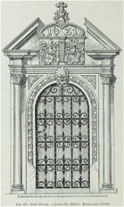 Luthmer VI-123-Stadt Nassau von Steinsches Schloss Renaissance-Portal