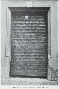 Luthmer V - 22 - Grenzau Tür am Nassauer Hof