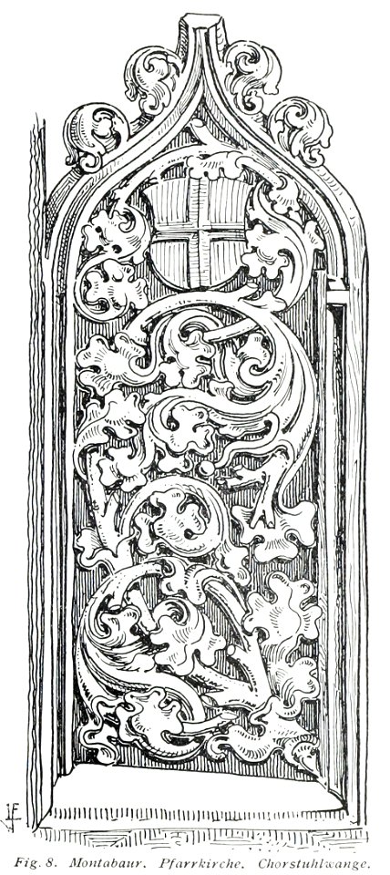 Luthmer V - 08 - Montabaur Pfarrkirche Chorstuhlwange