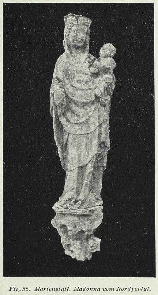 Luthmer VI-056-Marienstatt Madonna vom Nordportal