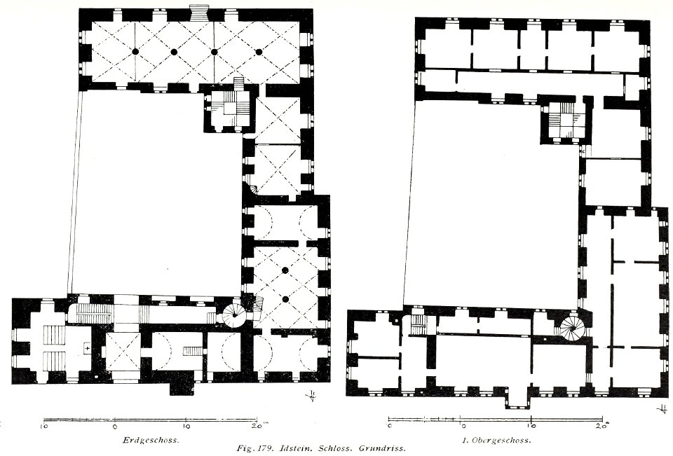 Luthmer V - 179 - Idstein Schloss Grundriss - Free Stock Illustrations ...