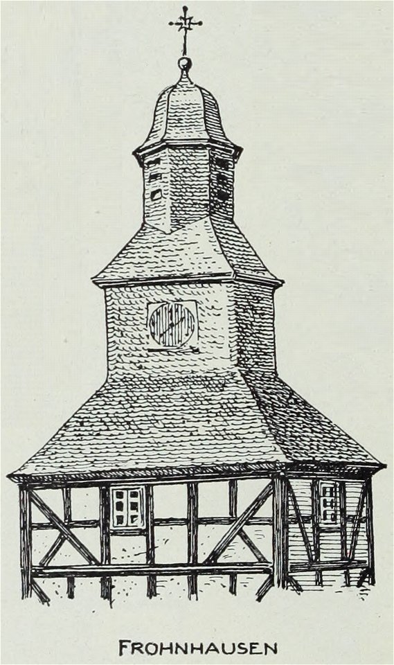 Luthmer VI-165g-Turmstudien 7 verschiedene Dachreiter-Formen-Frohnhausen