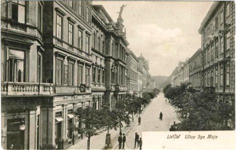 Lwów. Ulica 3go Maja