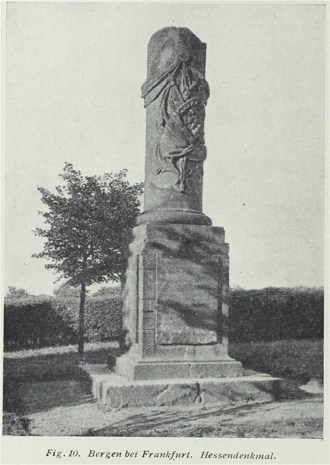 Luthmer VI-010-Bergen bei Frankfurt Hessendenkmal
