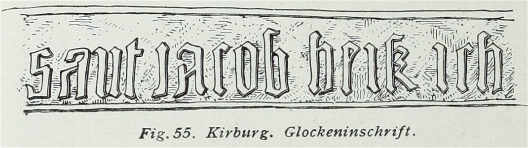 Luthmer VI-055-Kirburg Glockeninschrift