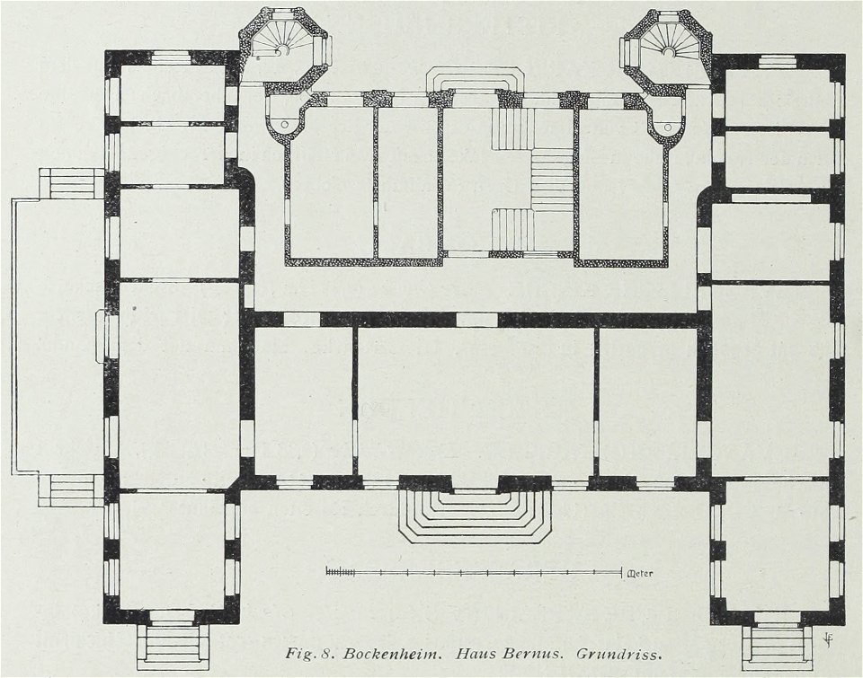 Luthmer VI-008-Bockenheim Haus Bernus Grundriss