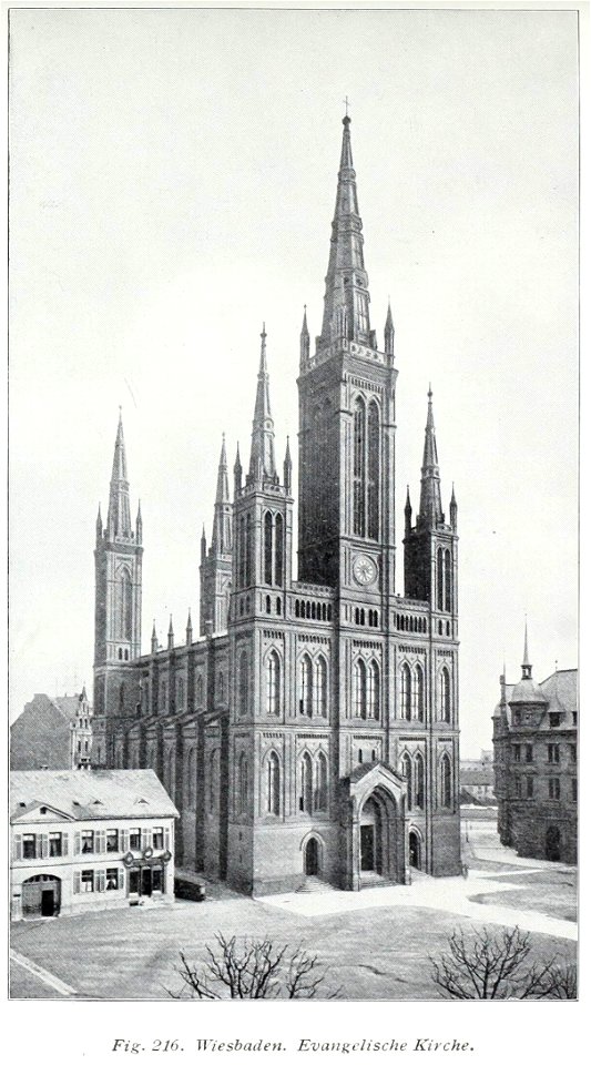 Luthmer V - 216 - Wiesbaden evangelische Kirche