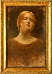 Lwowska Galeria Sztuki - Franciszek Żmurko - Study for a Picture 'Laudamus Feminam'