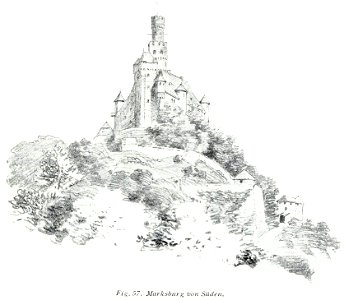 Luthmer V - 57 - Braubach Marksburg von Süden