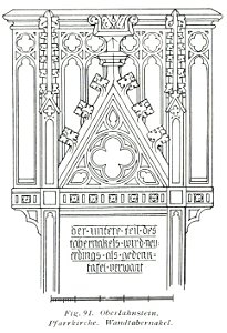 Luthmer V - 91 - Oberlahnstein Pfarrkirche Wandtabernakel