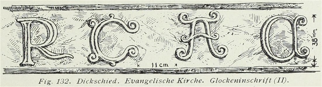 Luthmer VI-132-Dickschied evangelische Kirche Glockeninschrift (II)
