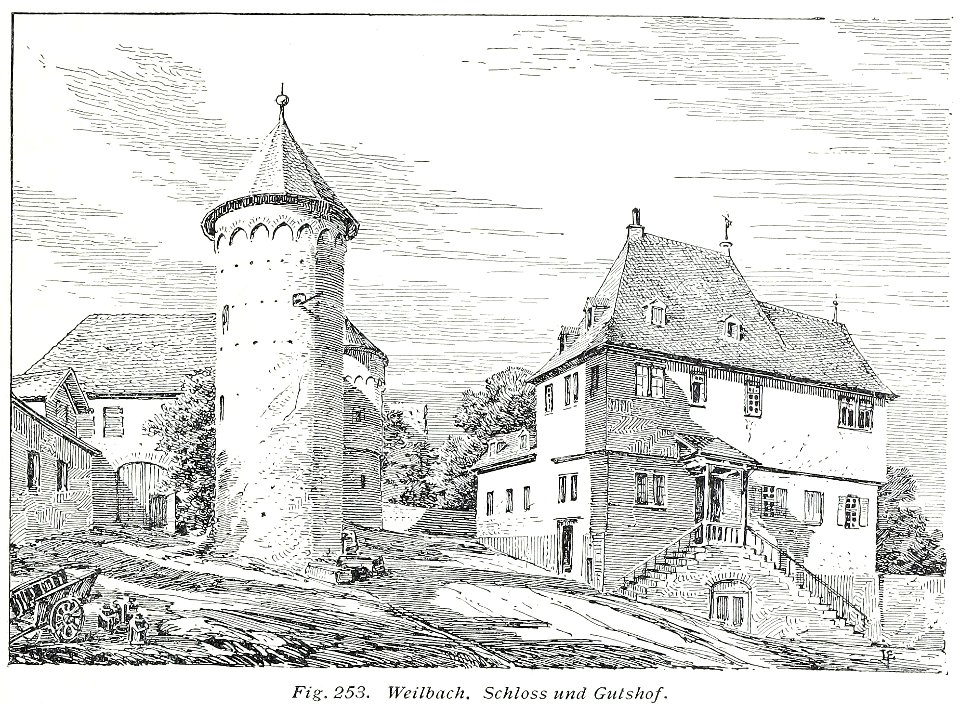 Luthmer V - 253 - Weilbach Schloss und Gutshof