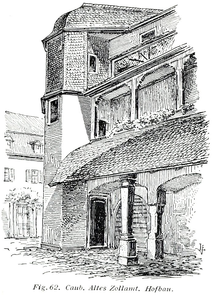 Luthmer V - 62 - Kaub Altes Zollamt Hofbau