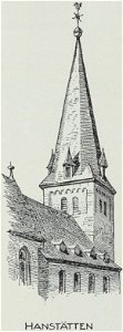 Luthmer VI-162d-Turmstudien 4 Türme mit schlanker Spitze belebt durch Gaupen-Hanstätten