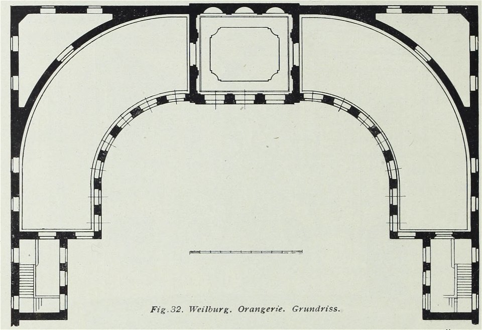 Luthmer VI-032-Weilburg Orangerie Grundriss