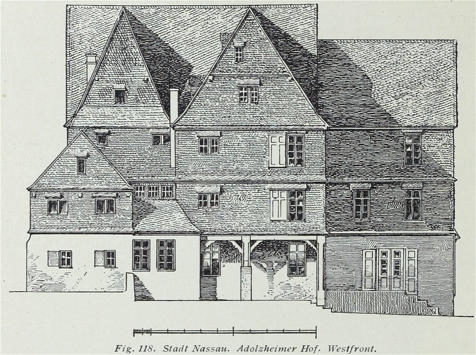 Luthmer VI-118-Stadt Nassau Adolzheimer Hof Wesrfront