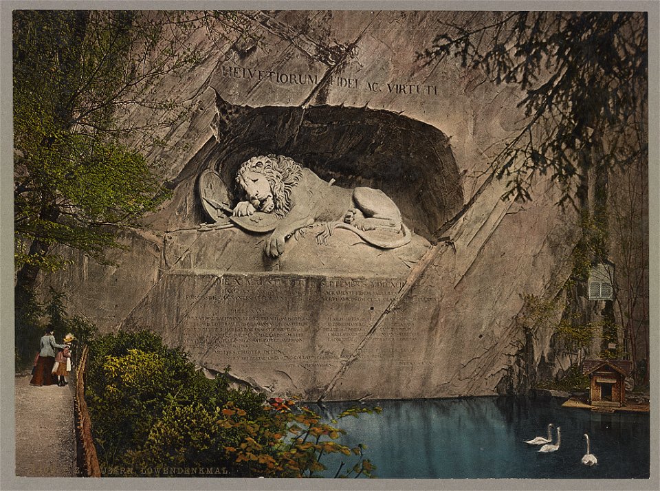 Luzerne. Löwendenkmal LCCN2017660923