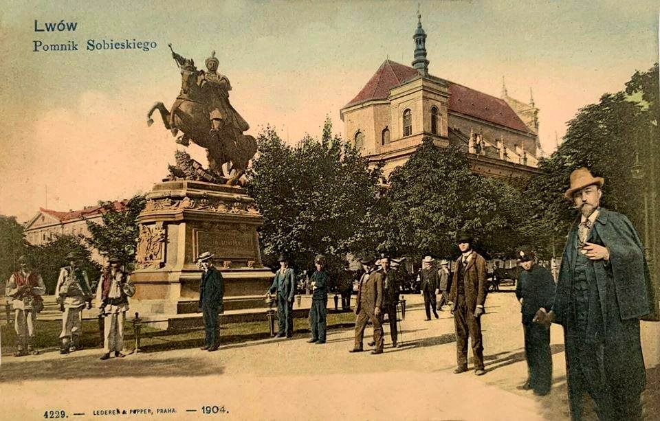 Lwów - Pomnik Sobieskiego