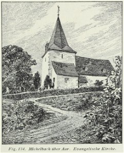 Luthmer VI-134-Michelbach über Aar evangelische Kirche