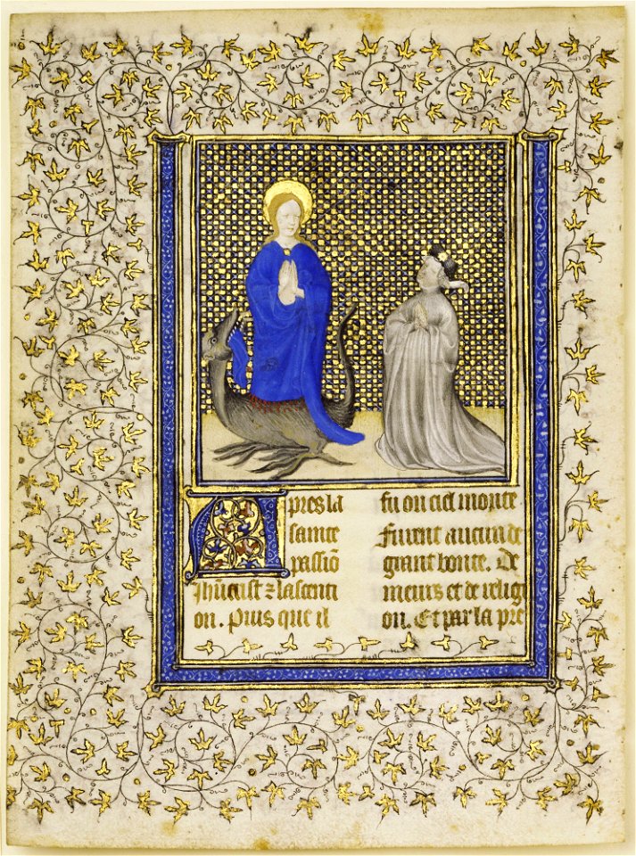 Luçon Master, Saint Margaret with a Lady Donor, ca. 1405