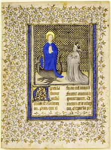 Luçon Master, Saint Margaret with a Lady Donor, ca. 1405