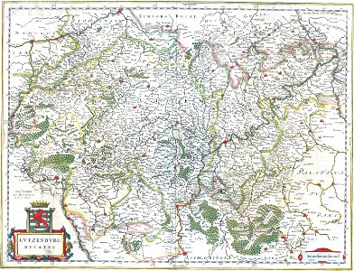 Blaeu 1645 - Lutzenburg Ducatus