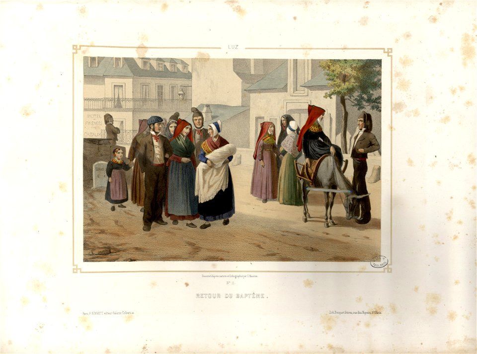 Luz - Retour du baptême - Fonds Ancely - B315556101 A MONTAUT 026