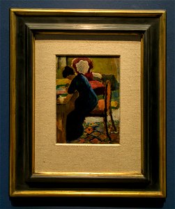 LWL Museum für Kunst und Kultur-Macke-Elisabeth am Schreibtisch DSC5729