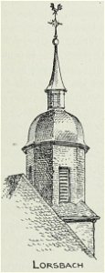 Luthmer VI-166e-Turmstudien 8 spätere Dachreiter-Formen-Lorsbach