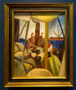LWL Museum für Kunst und Kultur-Macke-Tunesisches Hafenbild DSC5733