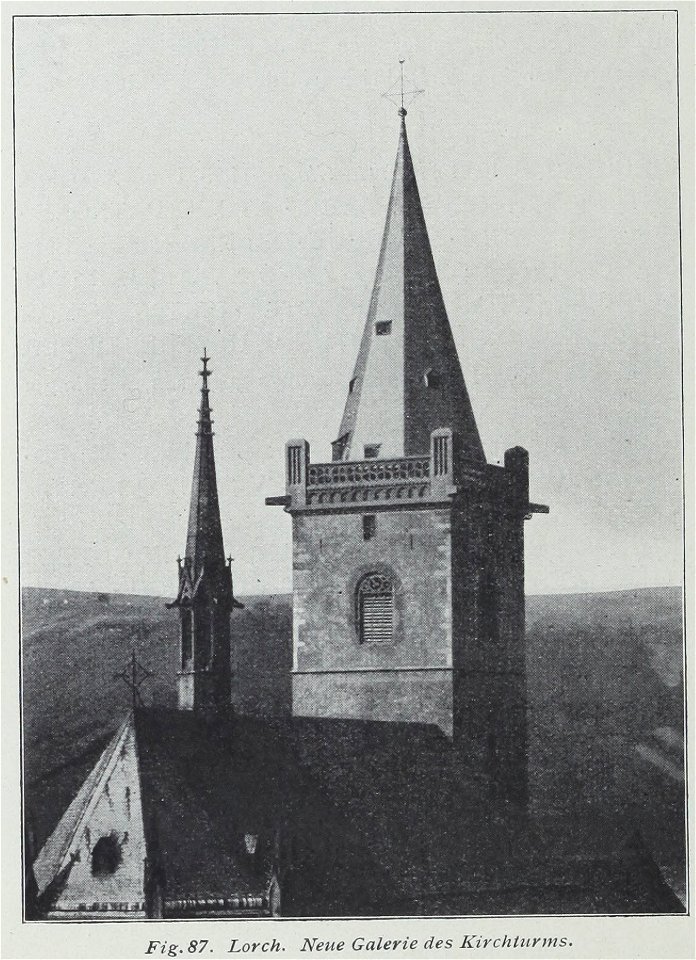 Luthmer VI-087-Lorch neue Galerie des Kirchturms