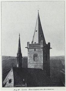 Luthmer VI-087-Lorch neue Galerie des Kirchturms