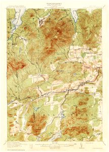 Lyon Mountain New York USGS topo map 1911. Free illustration for personal and commercial use.