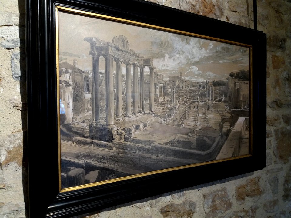Lyon 9e - Fort de Vaise - Tony Garnier, l'œuvre libre - Rome le Forum en novembre 1902, 28 novembre 1902