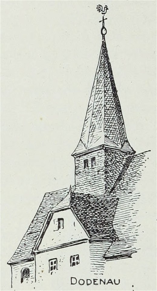 Luthmer VI-165a-Turmstudien 7 verschiedene Dachreiter-Formen-Dedenau
