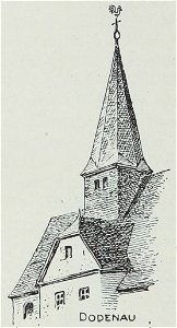 Luthmer VI-165a-Turmstudien 7 verschiedene Dachreiter-Formen-Dedenau
