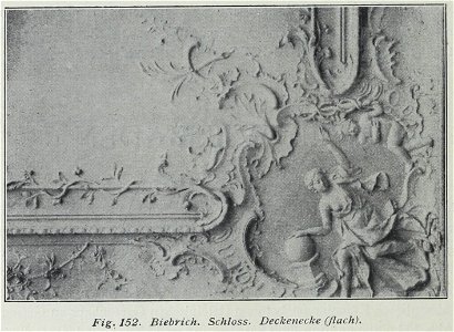 Luthmer VI-152-Biebrich Schloss Deckenecke (flach)