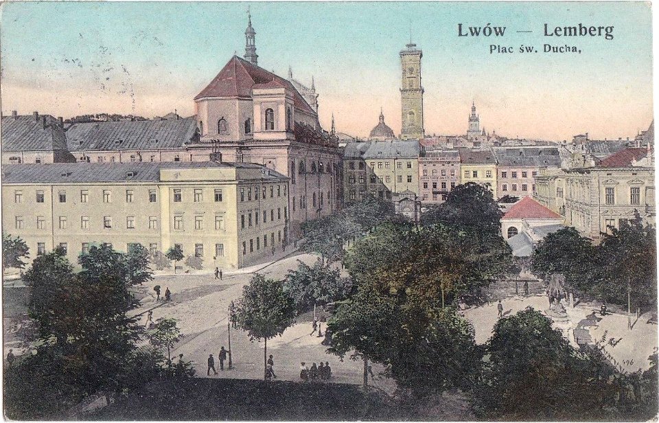 Lwów - Lemberg. Plac św.Ducha