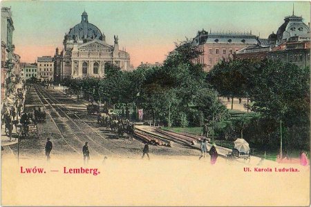 Lwów. - Lemberg. Ul.Karola Ludwika