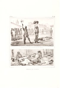 L´exécution de la punition du fouet, da Coleção Brasiliana Iconográfica