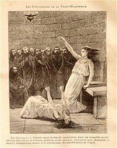 Léo Taxil-Mystères de la Franc-Maçonnerie-gravure 95
