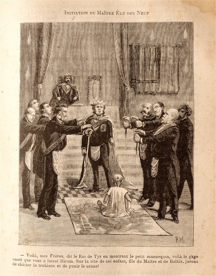 Léo Taxil-Mystères de la Franc-Maçonnerie-gravure 27