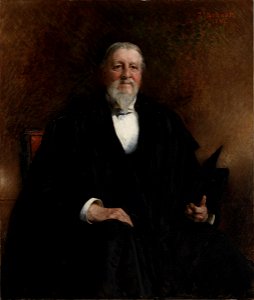 Léon Bonnat - George Martin Lane (1823-1897) - H101 - Harvard Art Museums