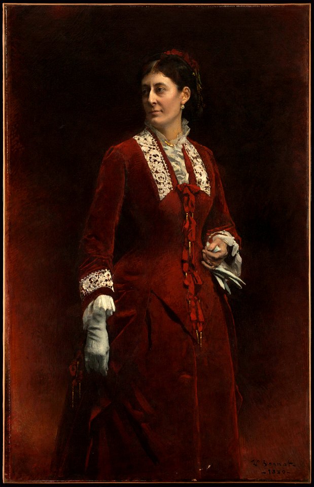Léon Bonnat - Portrait de Madame Georges Erhler - PPP472 - Musée des Beaux-Arts de la ville de Paris