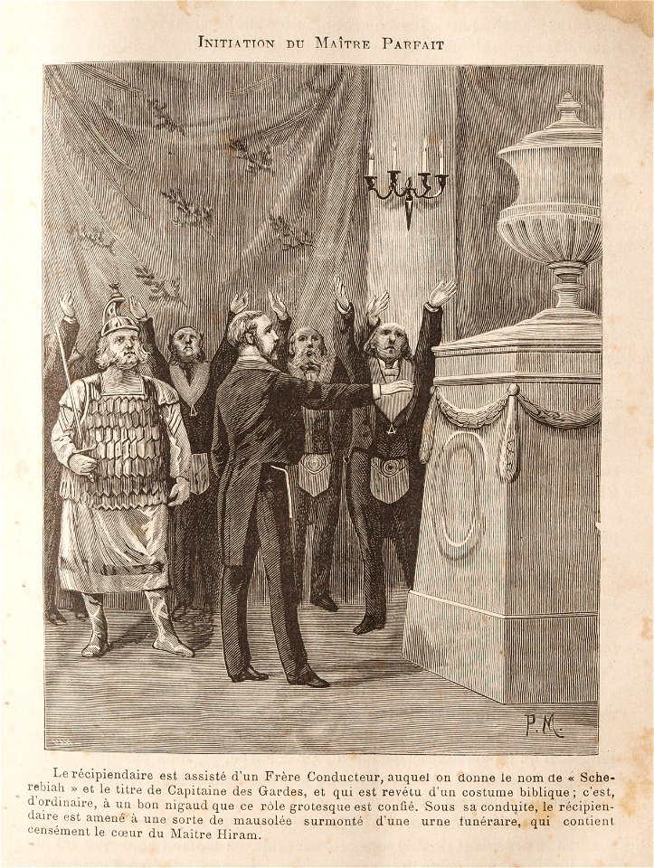 Léo Taxil-Mystères de la Franc-Maçonnerie-gravure 23