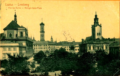 Lwów - Lemberg. Plac św.Ducha - Heiligen Geist-Platz