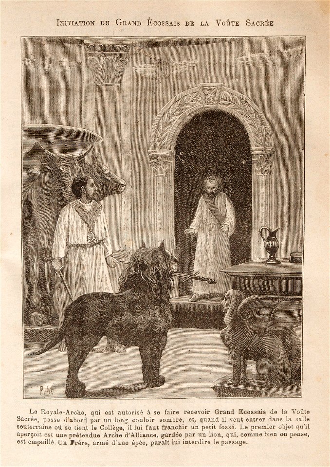 Léo Taxil-Mystères de la Franc-Maçonnerie-gravure 33